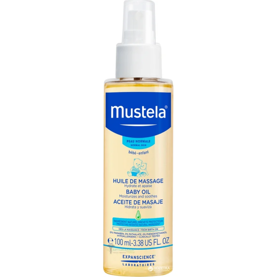 Mustela Bebek Masaj Yağı, 100 ml