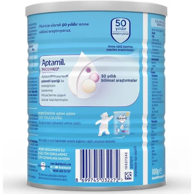 Aptamil 1 Prosyneo Bebek Sütü, 800 g