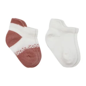 Bistyle Penye Sneakers Çorap, 2'li, Ekru, Pudra