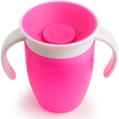 Munchkin Mucize 360° Alıştırma Bardağı 6 Ay+ 207 ml Pembe
