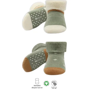 Bistyle Havlu Soket Kaymaz Point Girl, 2'li, Nil