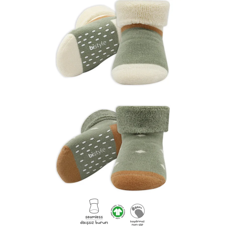 Bistyle Havlu Soket Kaymaz Point Girl, 2'li, Nil