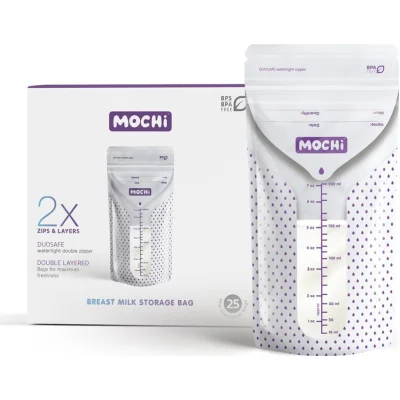 Mochi Anne Sütü Saklama Poşeti, 200 ml, 25 Adet