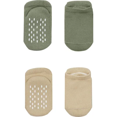 Bistyle Altı Havlu Sneakers Kaymaz Çorap, 2'li, Nil, Bej