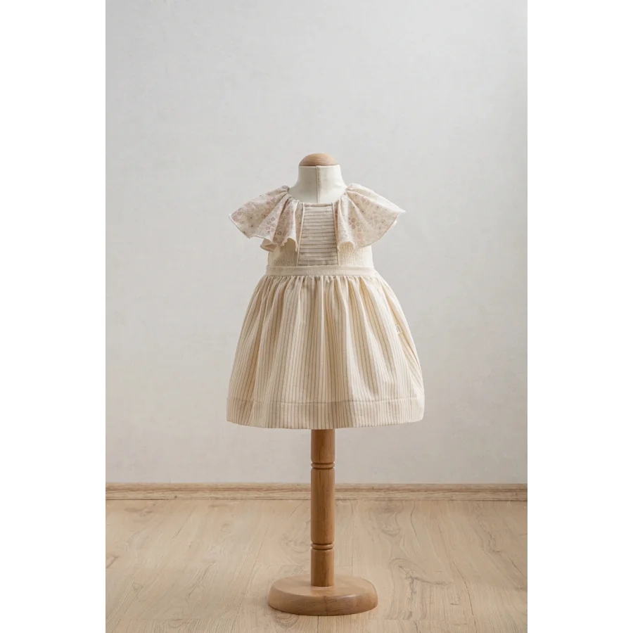 Tongs Baby Bebek Elbise, Bej