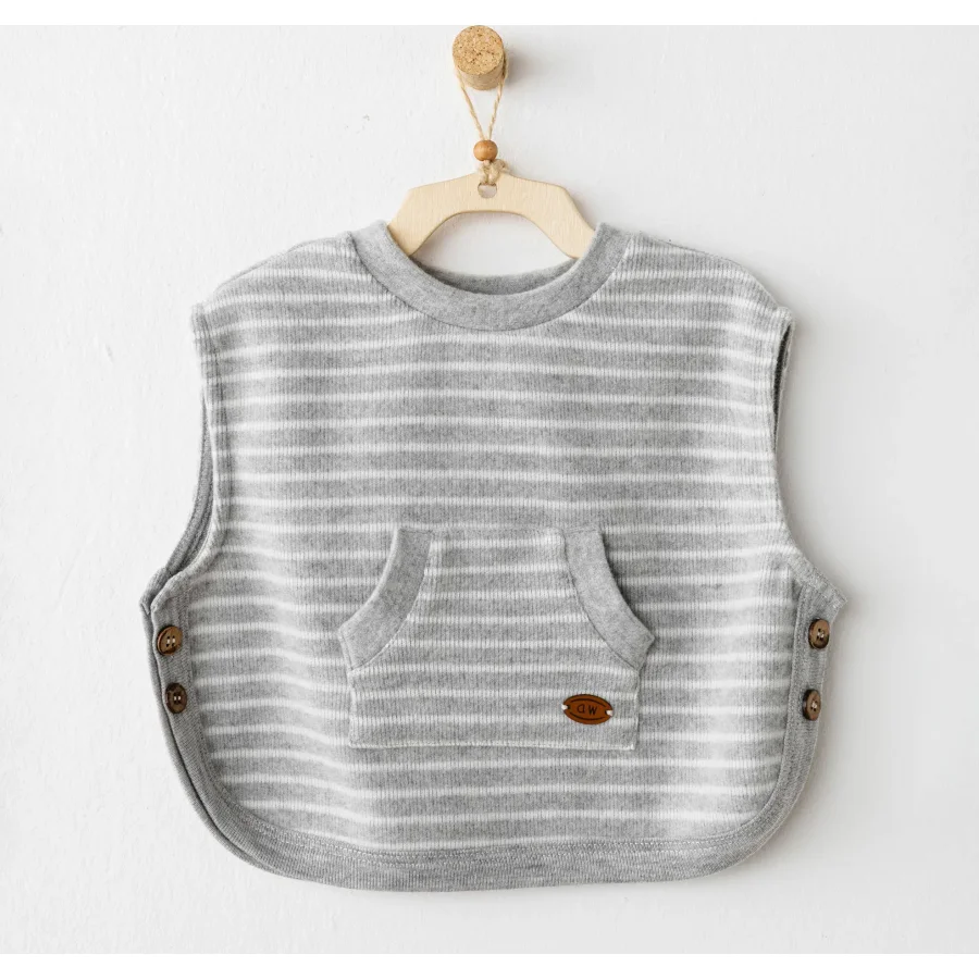 Andywawa Casual Yelek, Gri