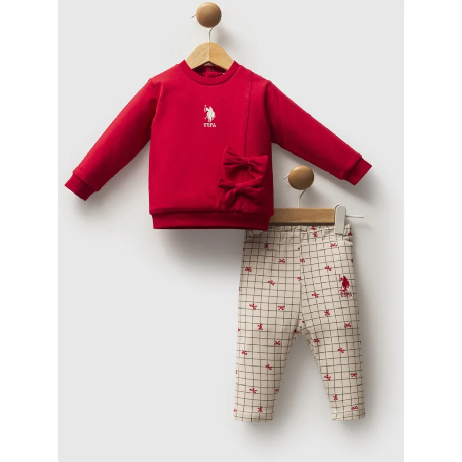 U.S. Polo Assn Takım, 2'li, Kırmızı