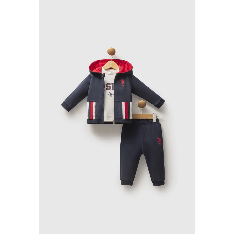 U.S. Polo Takım, 3'lü, Lacivert