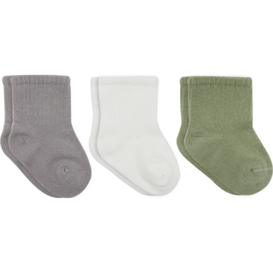 Bistyle Koala Boy 3'lü Penye Soket Çorap, Gri