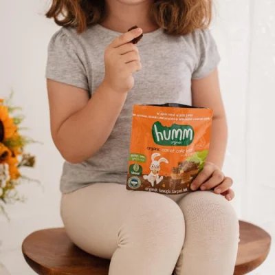Humm Organik Havuçlu Tarçınlı Vegan Kek, 30 g