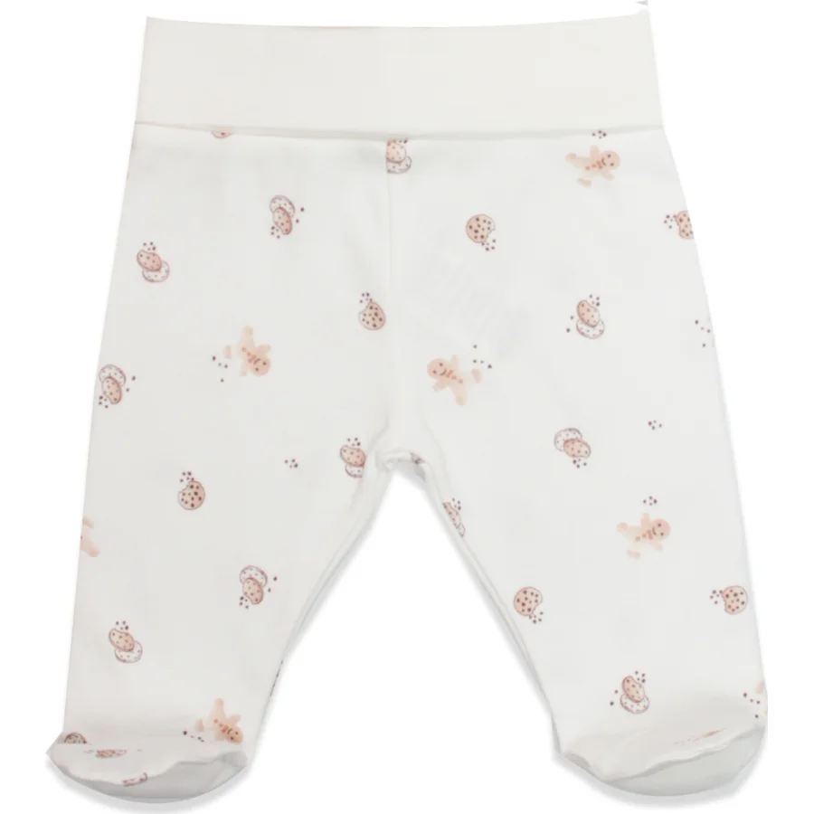 Bistyle Patikli Alt Cookies Make Happy Ekru