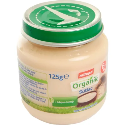 Milupa Organik Sütlaç Kavanoz Maması, 125g