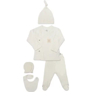 Bistyle Modal Flying Balloons 5'Li Hastane Çıkışı BS12109 Ekru