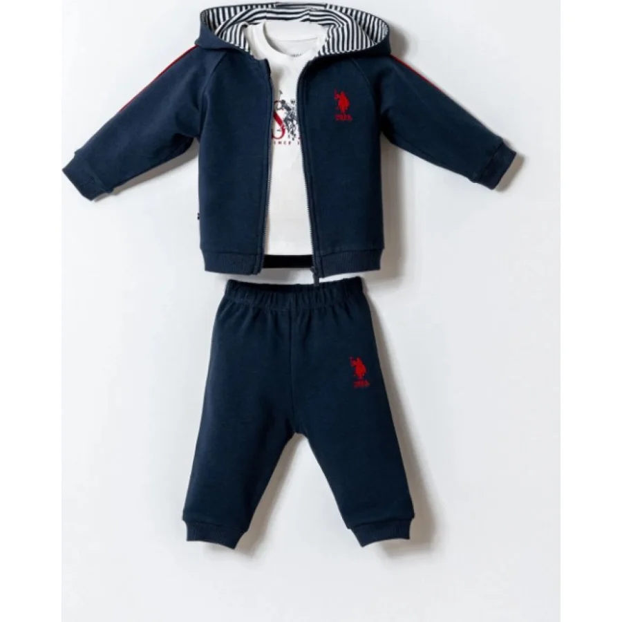 U.S. Polo Takım, 3'lü, Lacivert