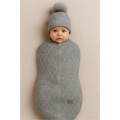 Bistyle Baby In Swadding Triko Kundak, Gri