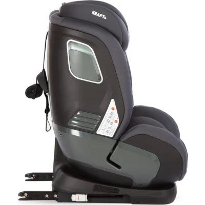 Kraft Omega I-Size 9-36 kg İsofixli Oto Koltuğu, Koyu Gri