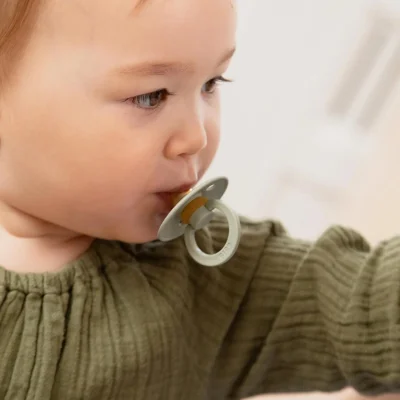 Bibs Colour Kauçuk Emzik, 0-6 Ay, Sage