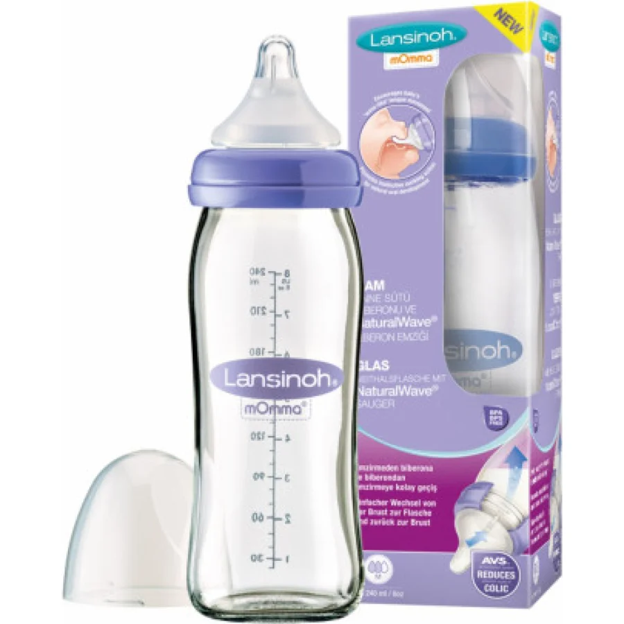 Lansinoh Cam Biberon, 240 ml
