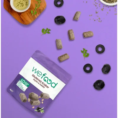 Wefood Zeytinli Kekikli Kraker, 40 g