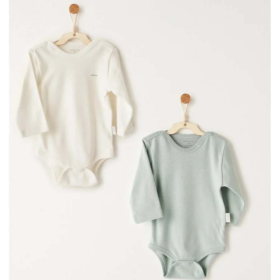 Andywawa Mummy S Snuggle Saurus Badi, 2'li, Gri