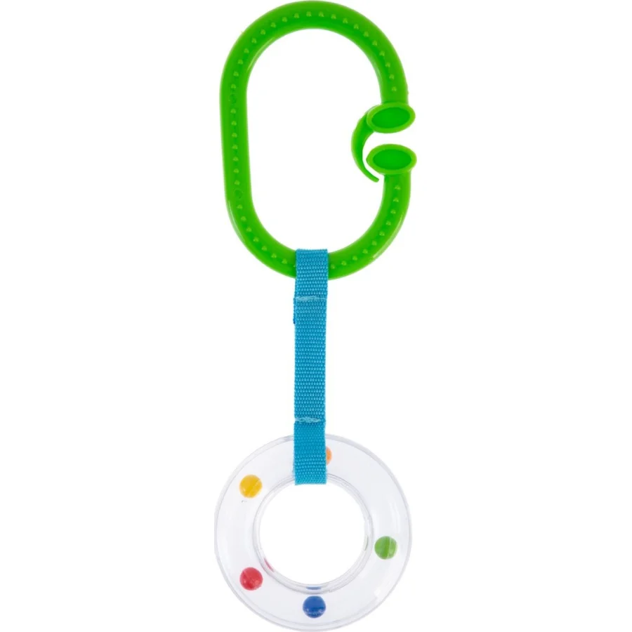 BabyJem Çıngıraklı Puset Halkası, Yeşil