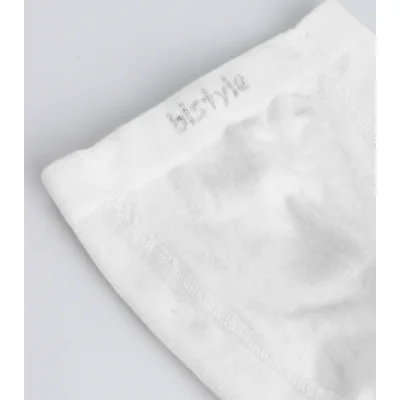 Bistyle Düz Külotlu Çorap, Tekli, Beyaz