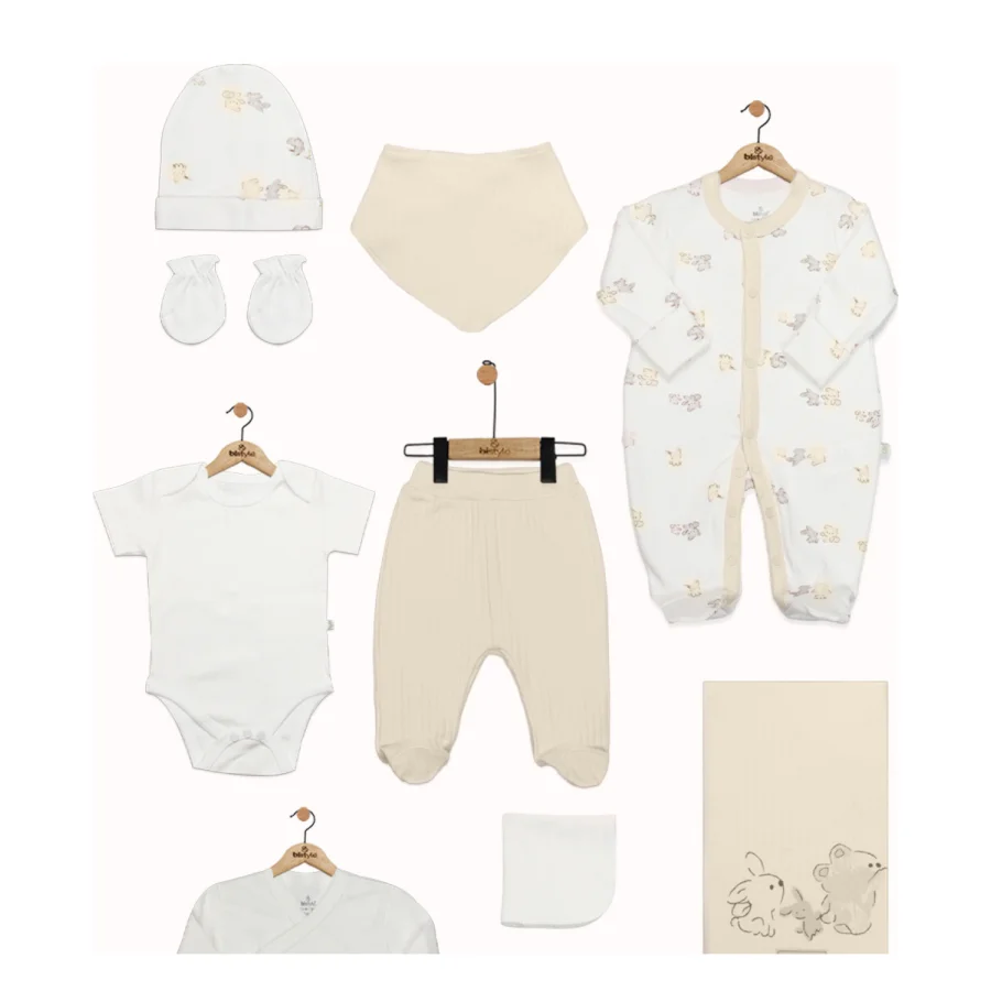 Bistyle With You Family Hastane Çıkışı, 10 Parça, Bej