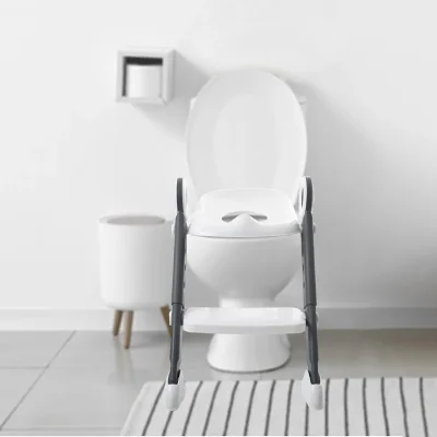 BabyJem Basamaklı & Katlanır Klozet Adaptörü, Beyaz