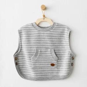 Andywawa AC26214 Casual Yelek Grey