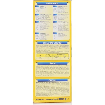 Bebelac 2 Devam Sütü, 400 g