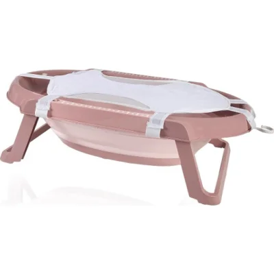 BabyJem Katlanır Banyo 5'Li Küvet Seti 596 Somon