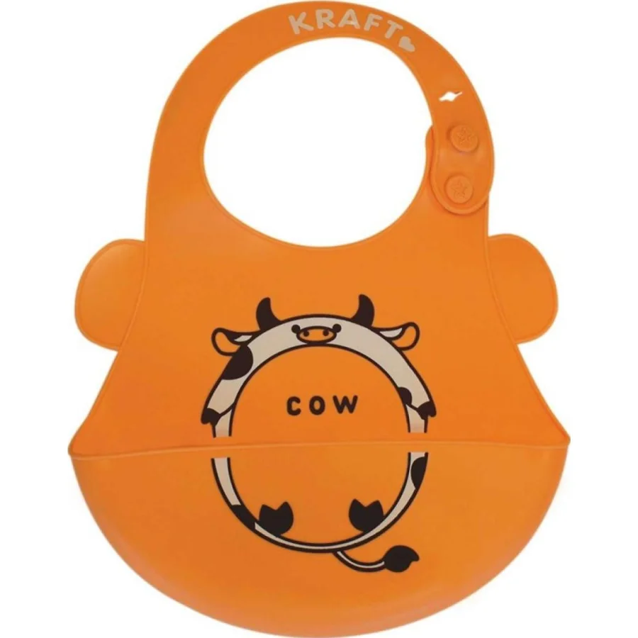 Kraft Soft Silikon Önlük, Turuncu