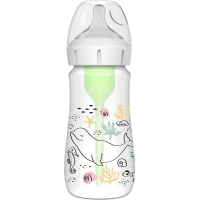 Dr.Brown's Geniş Ağız PP Antikolik Options Biberon, 270 ml, Kız