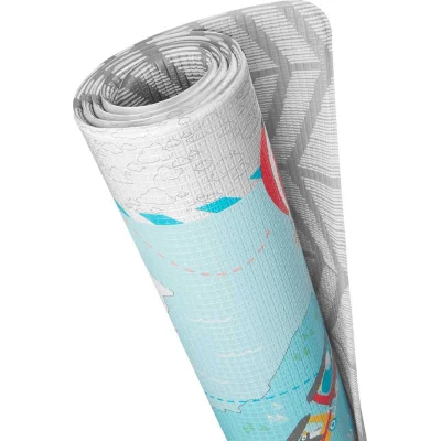 Skip Hop Çift Taraflı Oyun Halısı Oyun Matı Harita