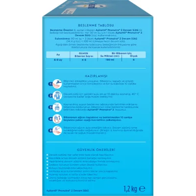 Aptamil 2 Devam Sütü, 1200 g