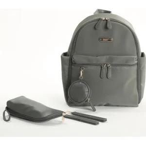 M&Y Diamond Anne Bebek Bakım Sırt Çantası 7345 Gri