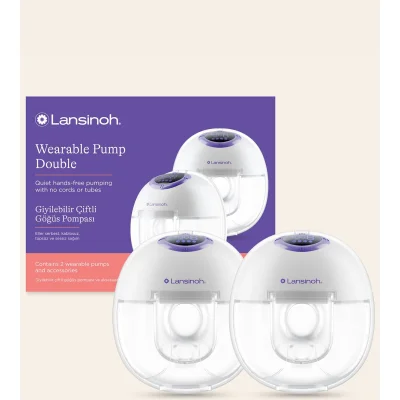 Lansinoh Giyilebilir Göğüs Pompası, Çiftli