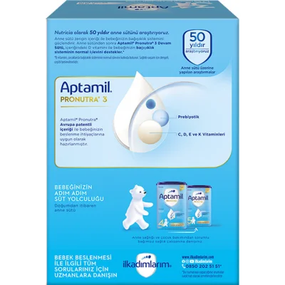 Aptamil 3 Devam Sütü, 1200 g