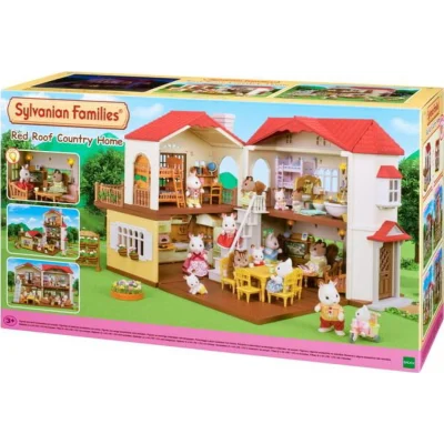 Sylvanian Families Kırmızı Çatılı Işıklı Şehir Evi