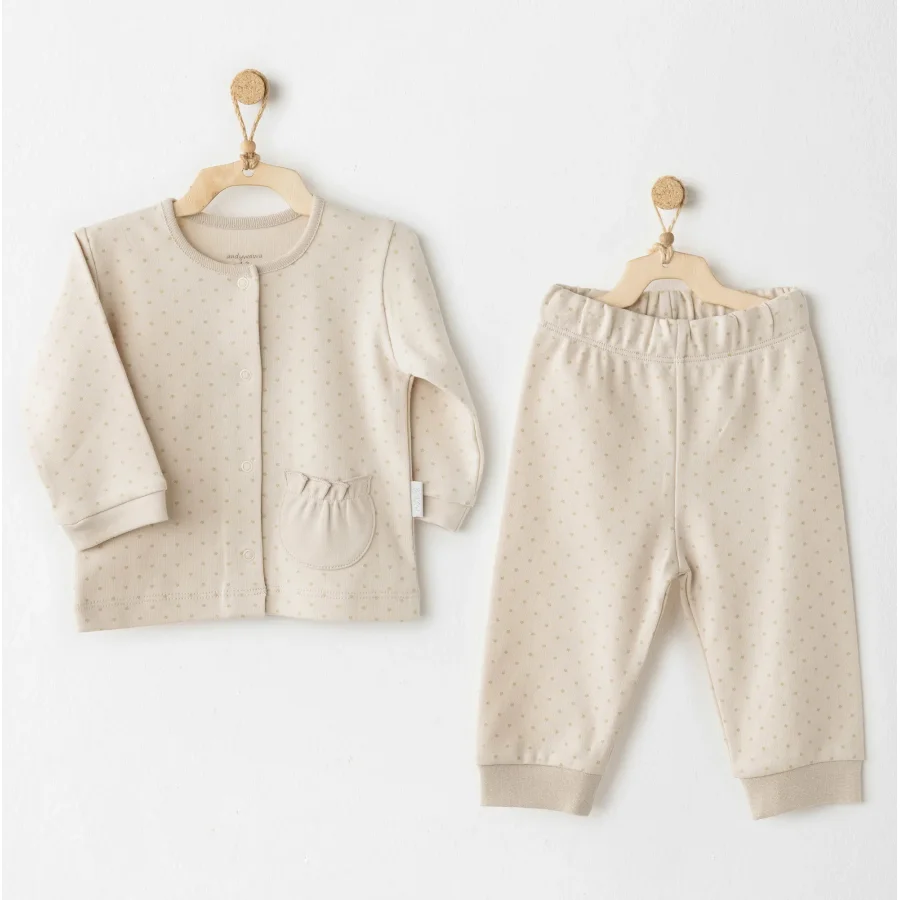 Andywawa AC26047 You Are Special 2'li Takım Beige