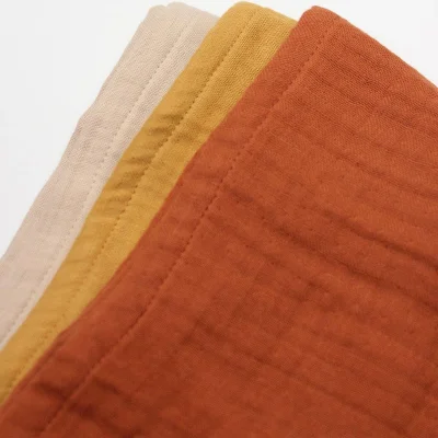 Bistyle Müslin Mendil, 20x20 cm, 6'lı, Kiremit, Bej, Hardal