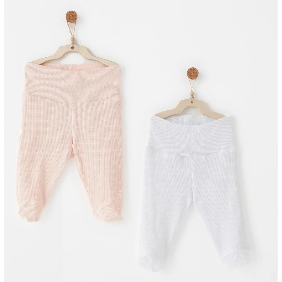 Andywawa Special Modal Pantolon, 2'li, Pembe, Beyaz