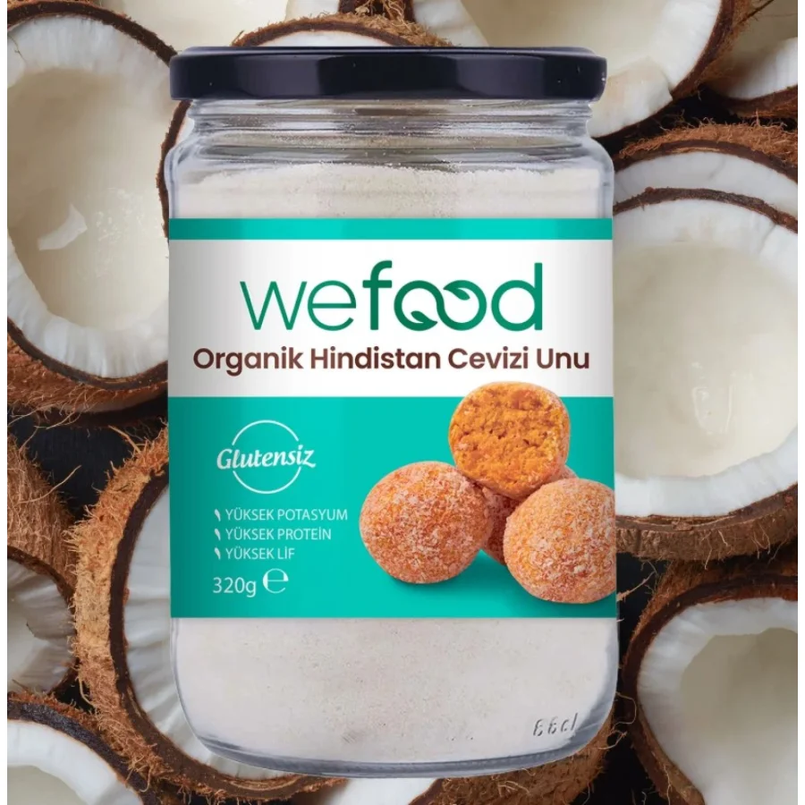 Wefood Organik Hindistan Cevizi Unu, 320 g