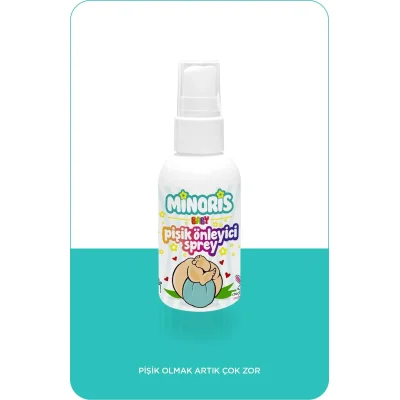 Minoris Baby Organik Pişik Önleyici Sprey, 100 ml