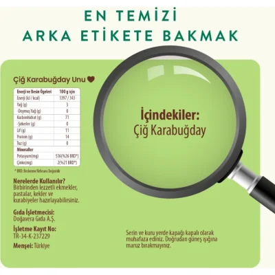 Wefood Karabuğday Unu, 350 g