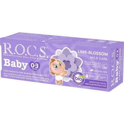 R.O.C.S. Baby Diş Macunu, 35 ml, Ihlamur