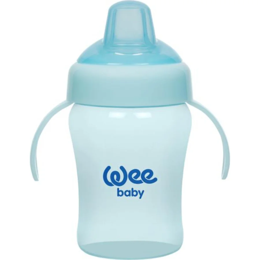 Wee Baby Colorful Akıtmaz Kulplu Antikolik Bardak, 240 ml