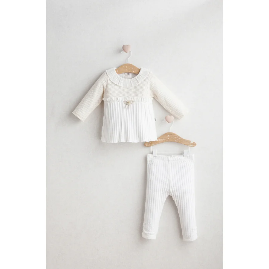 Tongs Baby Daisy Dream Takım, 2'li, Ekru