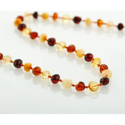 BabyJem Kehribar Bebek Kolyesi, Karışık Renkli