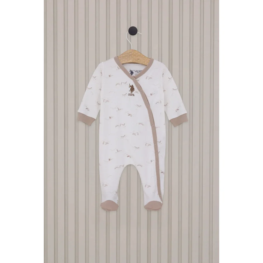 U.S Polo Bebek Tulum USB2019 Krem